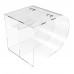 FixtureDisplays® Clear Acrylic Plexiglass Candy Bulk Bin Dispenser 9 X 12 X 9